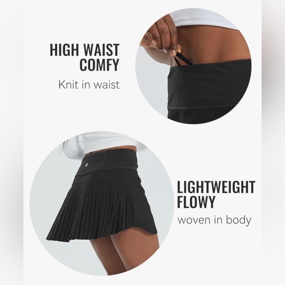 Baleaf Athletic Skirt with Shorts - Picture 3 of 6